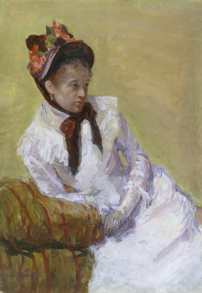 アーティストの肖像、1878 作： Mary Cassatt
